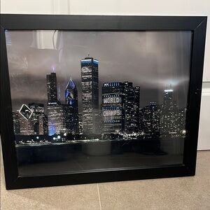 Chicago skyline at night